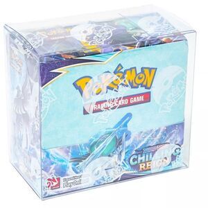 Pokemon Booster Box Plastic Protector Case Heavy Duty .50mm Thick